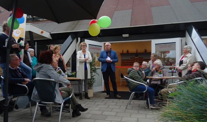 Heerlijk om ook buiten een zithoek te hebben.