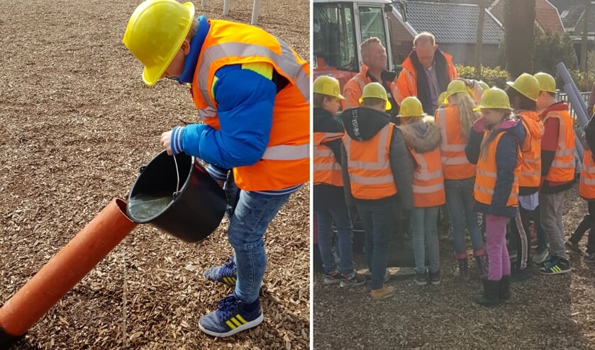 Leerlingen van de Barnewiel en Sint Maarten kregen uitleg over de riolering.