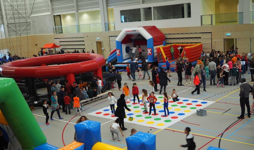 Sportspektakel in de Meent.