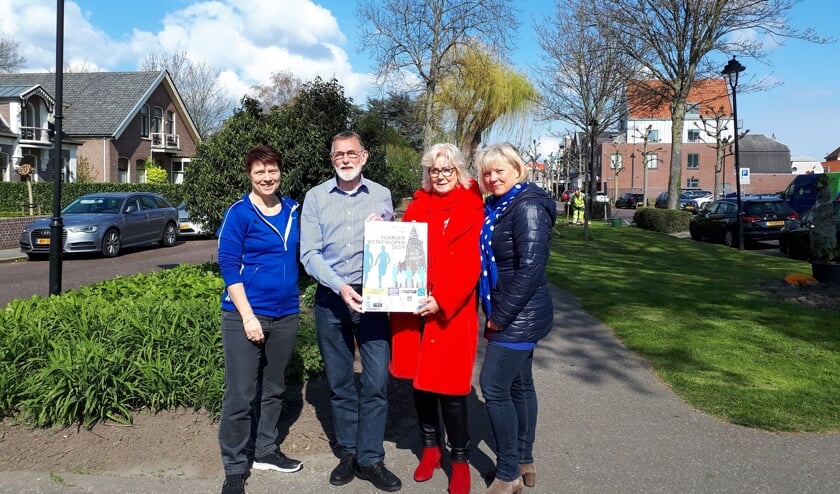 V.l.n.r.: Sigrid Schweizer, Co Wiskerke, Joke Kruit, Kirsha de Vries.
