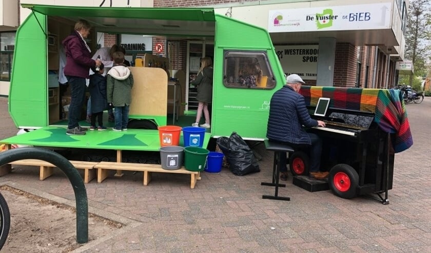 Het Afval-Lab doet Westerkoog aan.