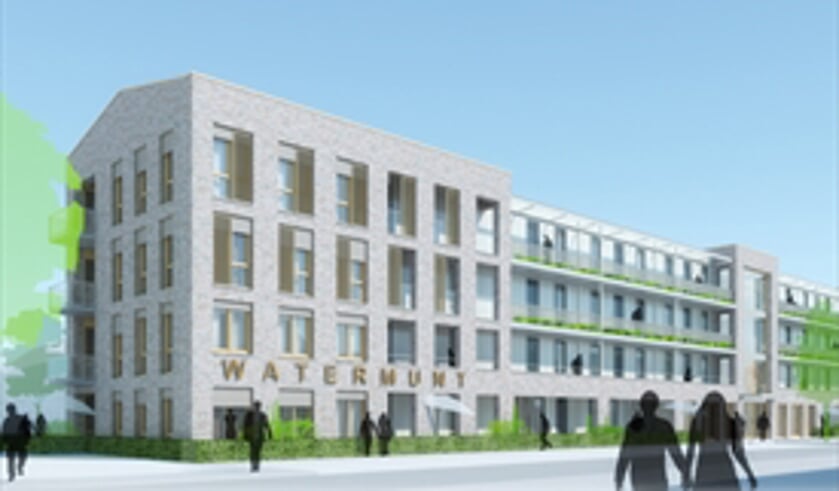 Artist Impression flats Watermuntstraat.