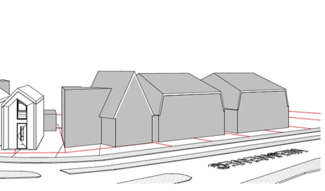De tekening geeft een indruk van de plannen.