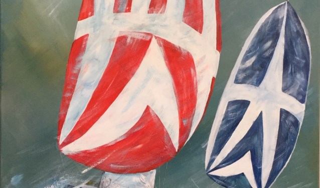 De expositie in de Cultuurschuur heeft als thema: Met de wind in de zeilen'.