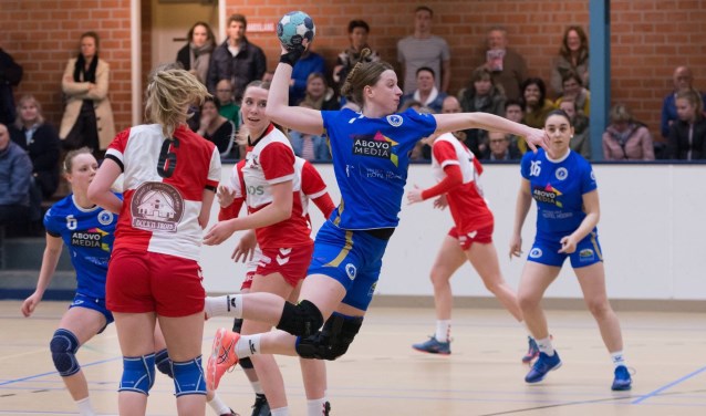 De dames van Westfriesland/SEW willen graag bovenaan in de nacompetitie-poule eindigen. Winnen dus!