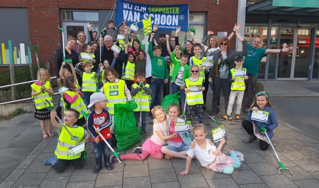 De animo om de wijk op te ruimen was opnieuw erg groot.