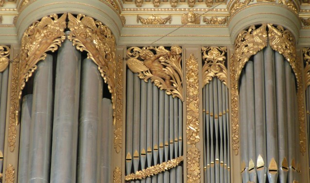 Detailfoto Grote Kerk.
