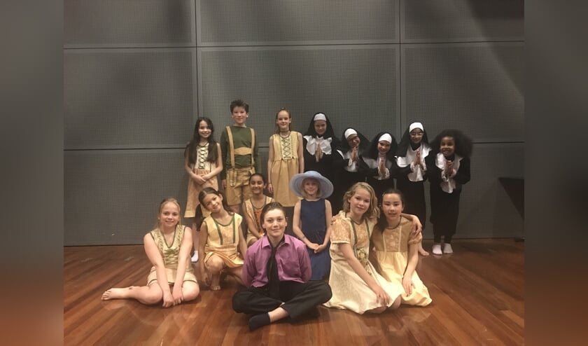 Winnaar Tabitha met de musical 'Sister act in the sound of music'.