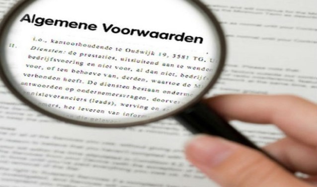 Bijna de helft van alle ondernemers heeft géén of gedateerde voorwaarden.