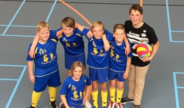 De volleyballers van De Korenaar.