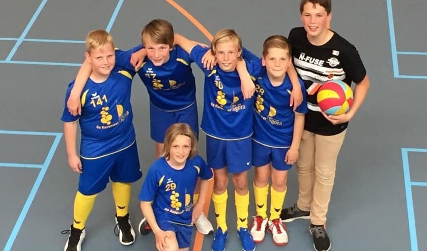 De volleyballers van De Korenaar.
