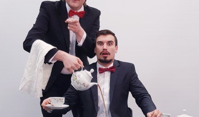 Brian en Maarten met koffie