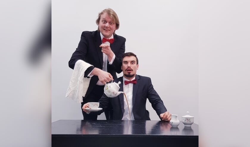 Brian en Maarten met koffie