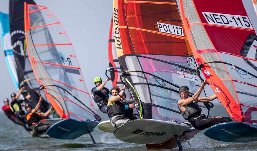 Spektakel tijdens Regatta Medemblik.