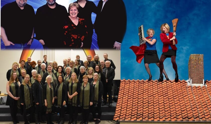 The Visitors, Mylou Frencken en Dorine Wiersma en gospelkoor Joy treden op tijdens Cultuur in de Schuur.