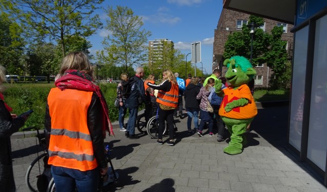 De sponsorloop was een groot succes.