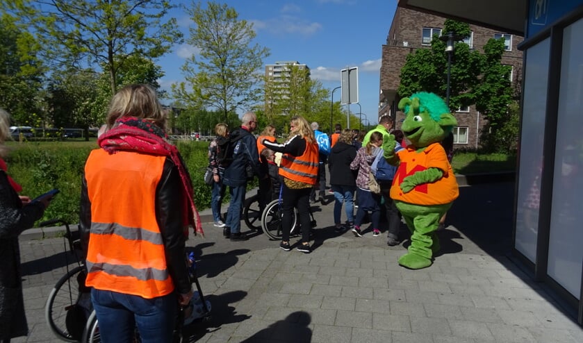 De sponsorloop was een groot succes.