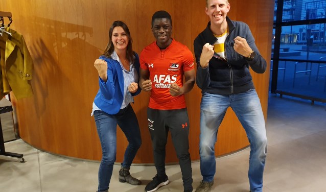 Vlnr. Dorothé Plas, Aristote Ndunu en Patrick van Erve zijn klaar voor LevelUp!