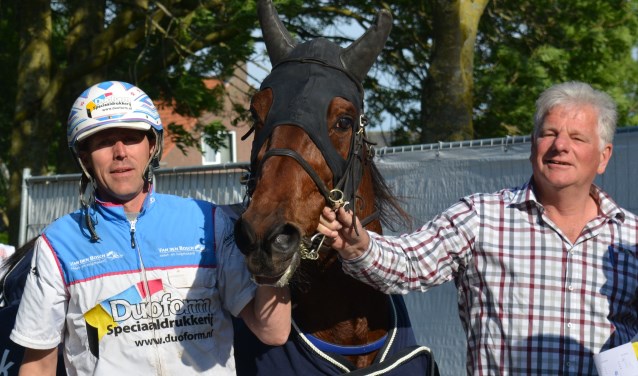Vorig jaar won John Dekker met Obelix West de kortebaandraverij in Venhuizen.