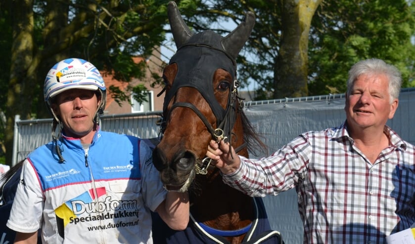 Vorig jaar won John Dekker met Obelix West de kortebaandraverij in Venhuizen.