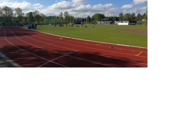 De atletiekbaan van AV DEM.