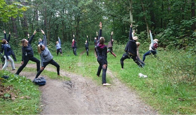 Word fit dankzij yoga in de Schoorlse duinen.