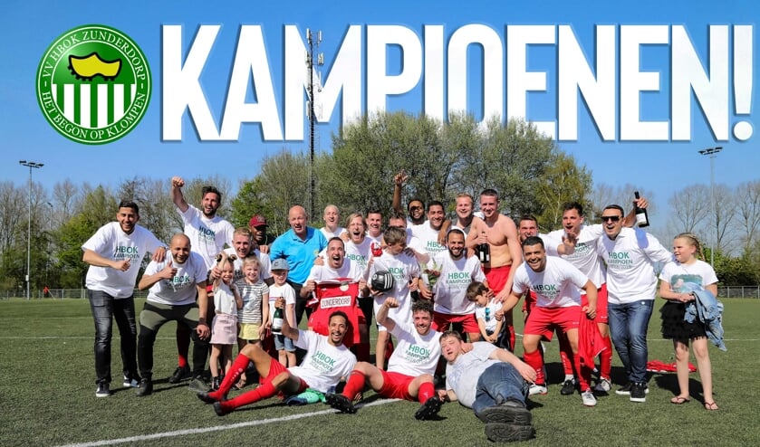 De kampioenen van HBOK.
