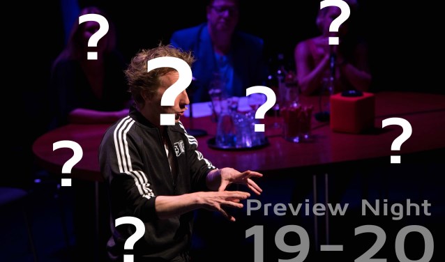 Het programma van de avond blijft een verrassing.