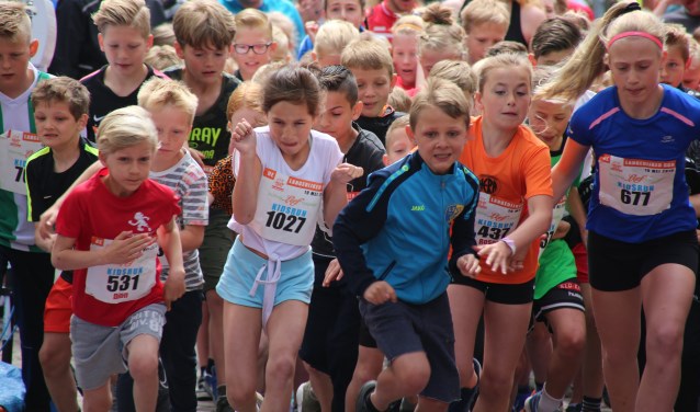 Het spits werd afgebeten door ruim 300 kinderen.