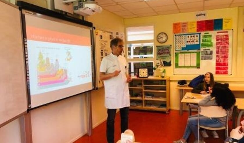 KNO-arts, Jan van der Borden voor de klas.