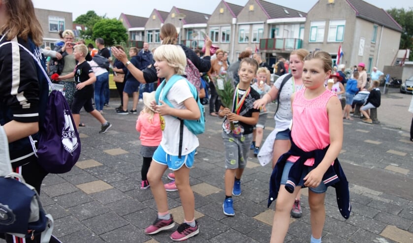 Avondvierdaagse in Egmond aan den Hoef.