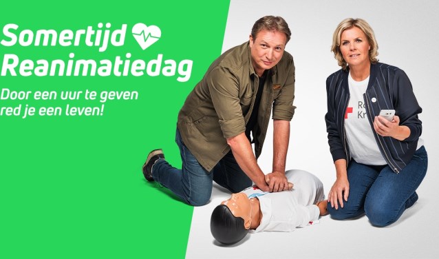 Rob van Someren en Irene Moors zetten zich in voor de landelijke reanimatiedag.