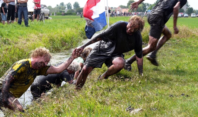 Racen door de blubber.