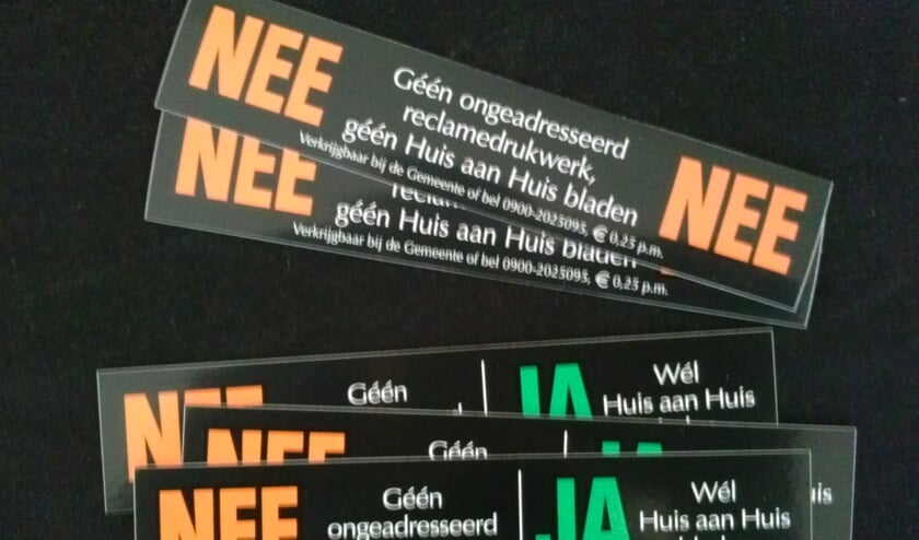 De oude sticker zoals we die nu kennen