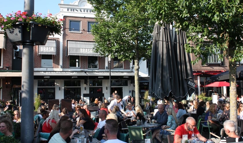 Een vol terras bij BRASA is meer regel dan uitzondering.