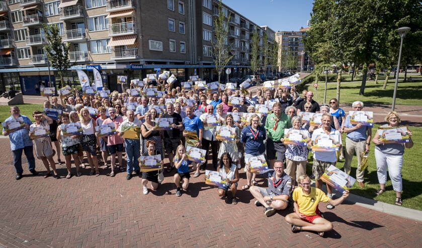 Vele verenigingen waren aanwezig tijdens de feestelijke finalemiddag van de Rabobank Clubkas Campagne op het Julianaplein