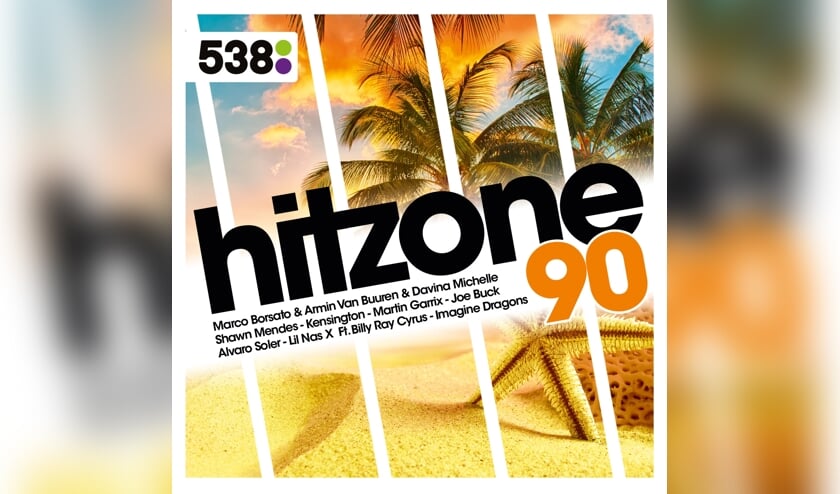 Liefst 24 recente tophits op 538 Hitzone 90.