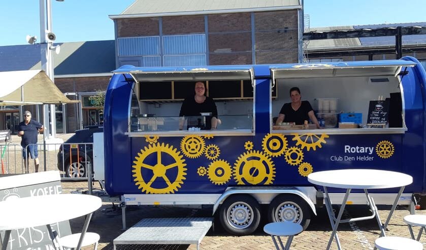 De eigen Foodtruck van Rotary Club Den Helder.