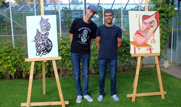 De jonge kunstenaars Mandak Azizi en Milan Nowak exposeren bij Kunst in de Kas.