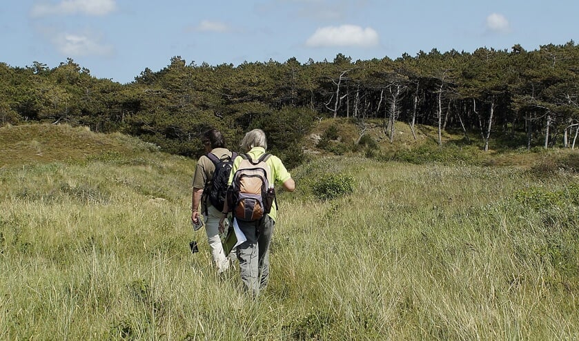 Struinen door de Helderse Duinen.