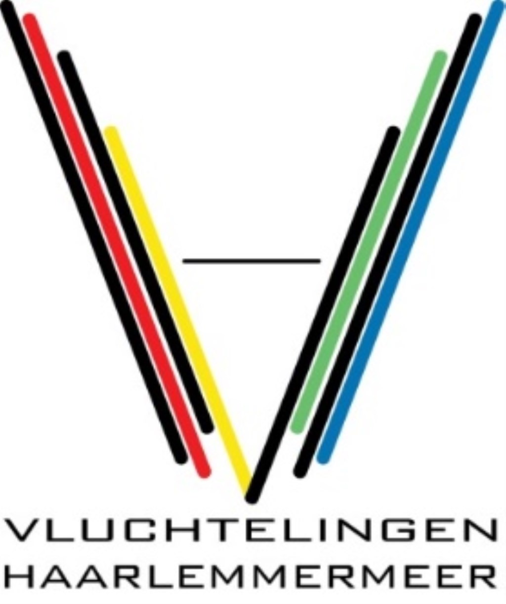 Het logo van Platform Vluchtelingen Haarlemmermeer. 