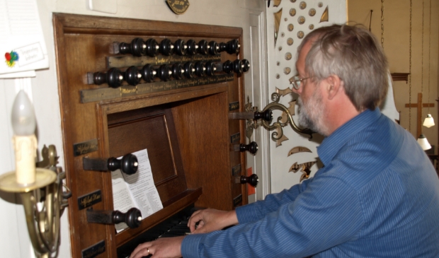Schager Organist Tjeerd van der Ploeg.