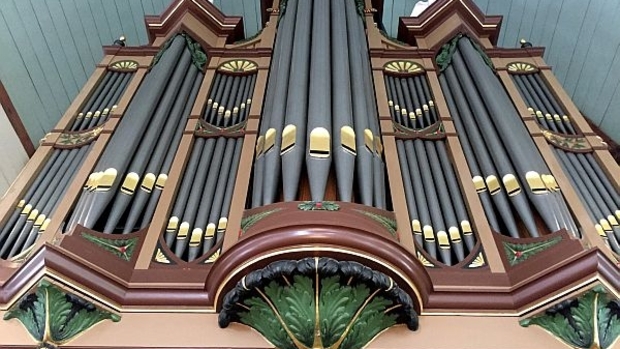 <p>Het orgel in de Pleinkerk in Wateringen.</p>