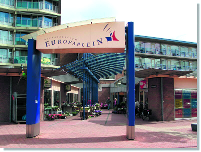 De leegstand bij Europaplein neemt toe. (Foto: archief)