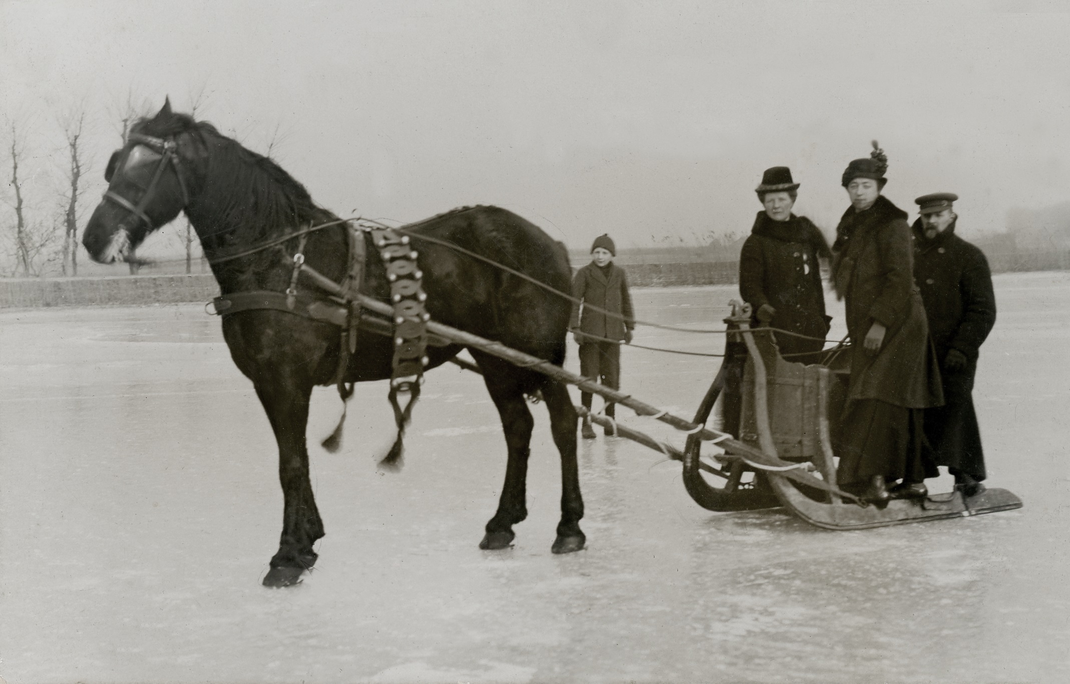 Voor de pauze kan het publiek genieten van 'Beemster in de winter'. (Foto: aangeleverd)
