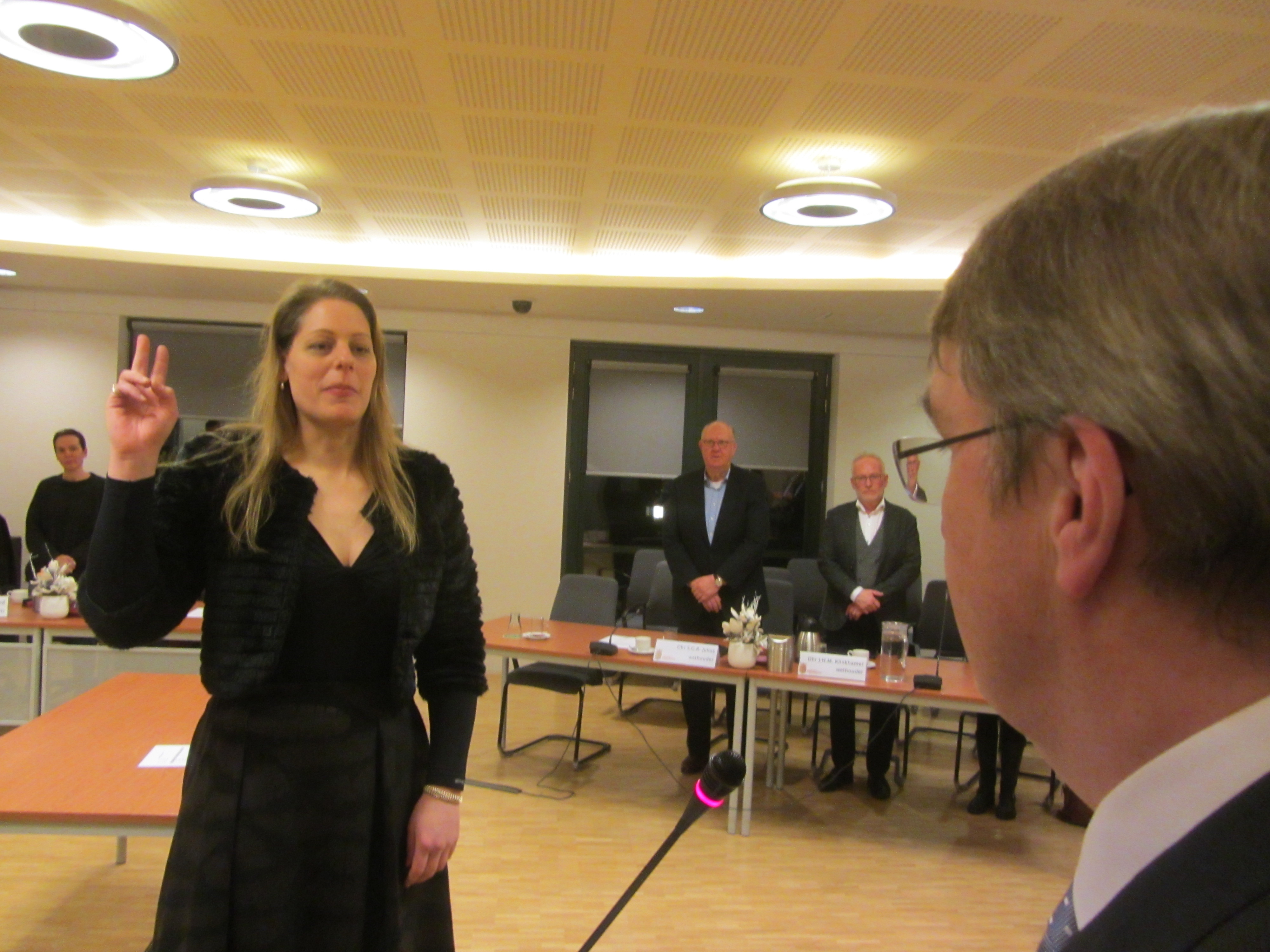 Raadslid Dral en wethouder Dral. (Foto’s: JWvD)
