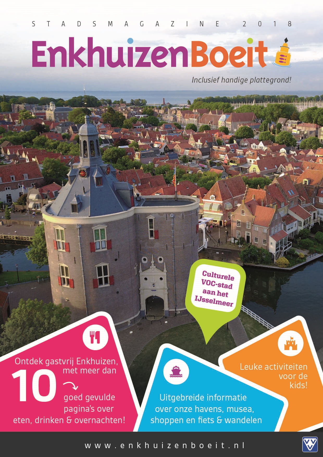 De cover van Enkhuizen Boeit 2018. (Foto: aangeleverd)