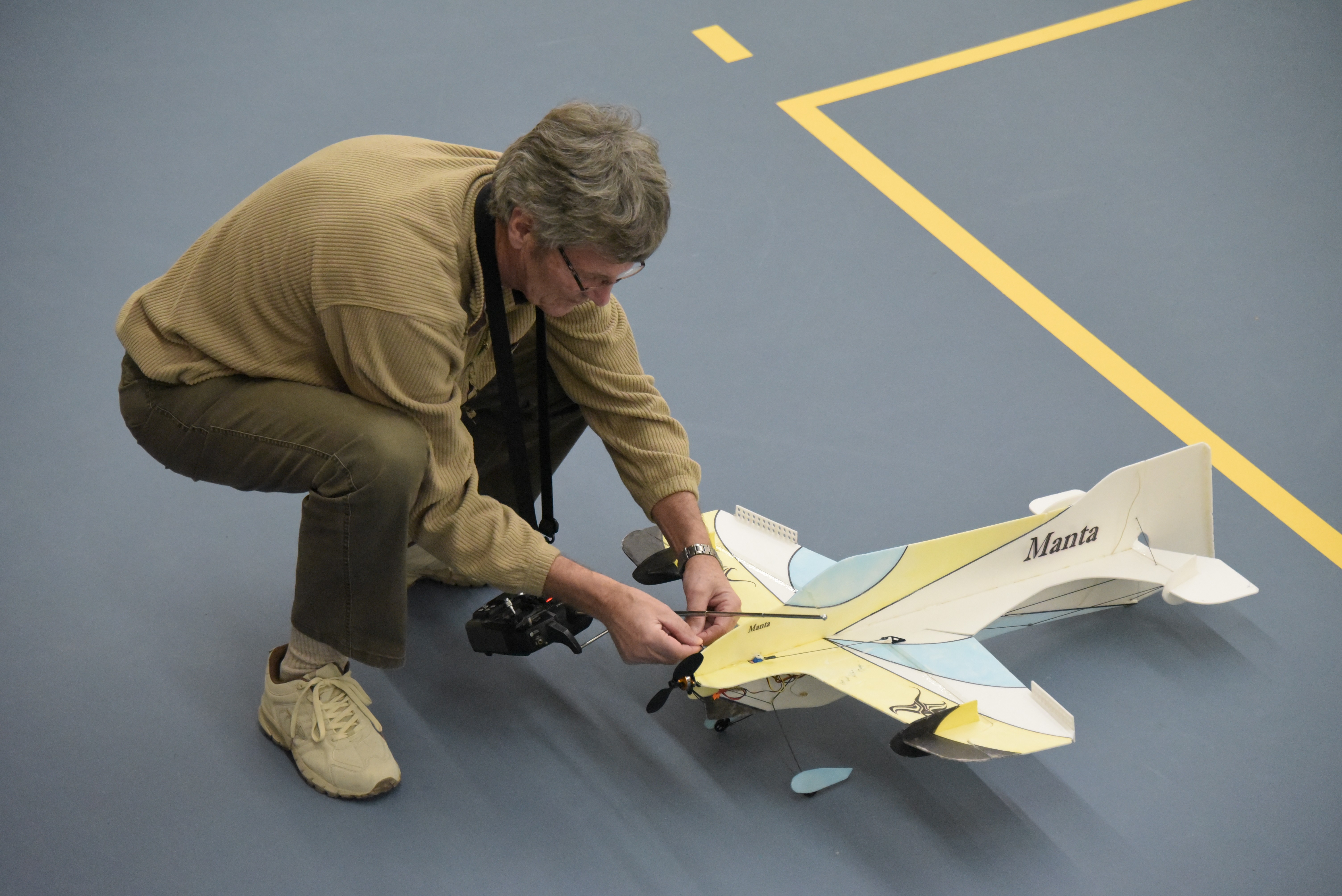 Veelal zelfgebouwde modellen kiezen het indoor luchtruim. (Foto: aangeleverd)