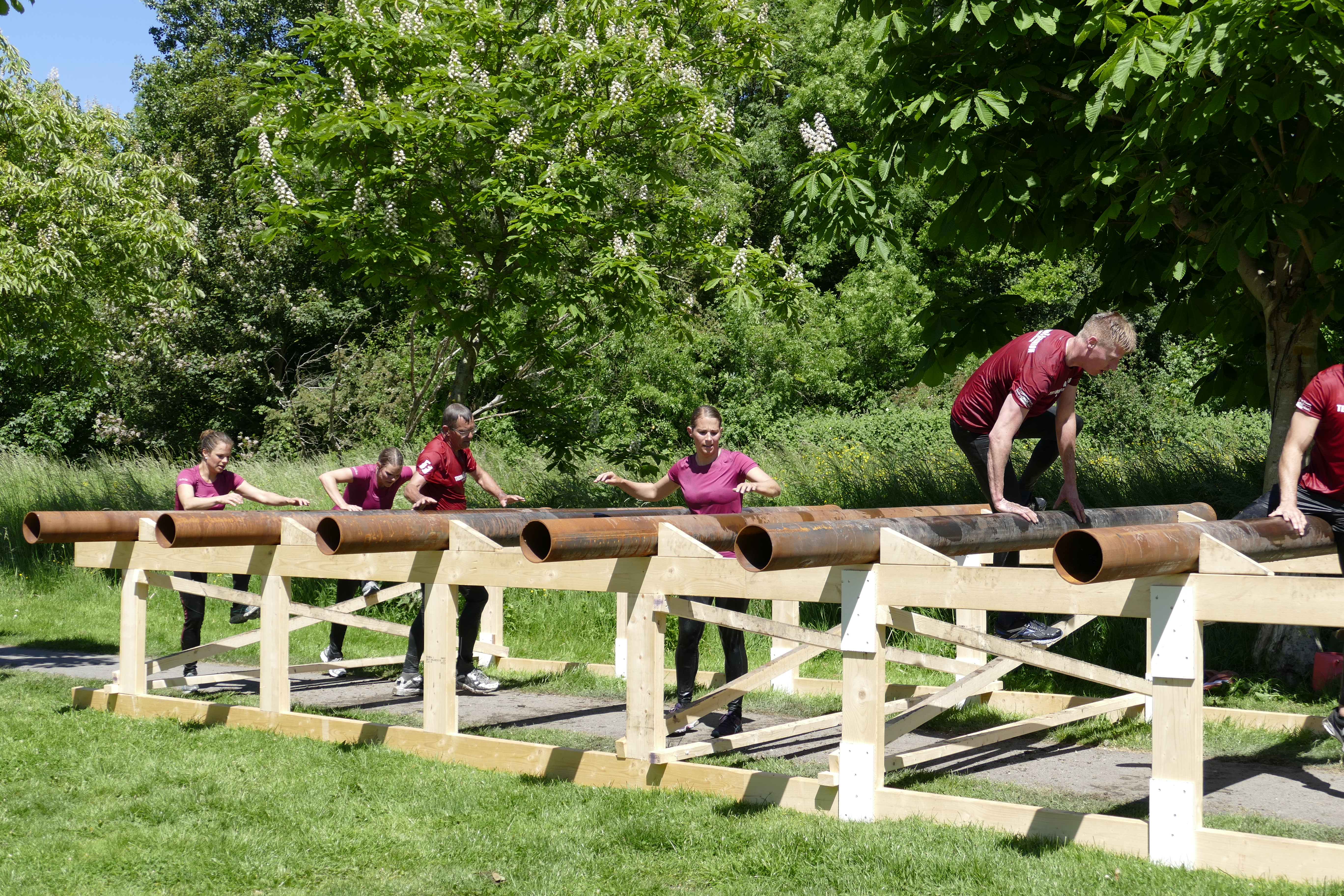 De sponsor-obstakelrun vindt plaats in en om het Julianapark in Hoorn. (Foto: aangeleverd)