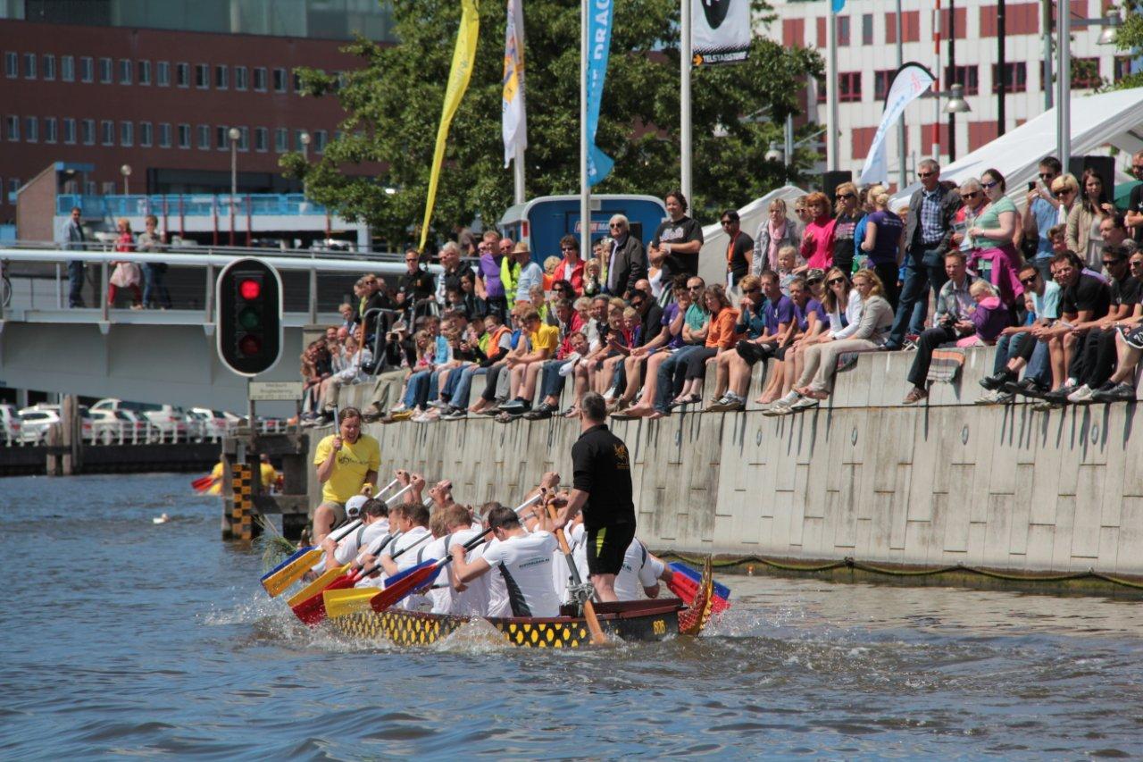 Racen over het Noordhollands Kanaal. (Foto: aangeleverd)